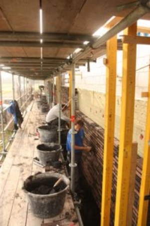 METSELWERK CLUBGEBOUW GESTART | SVA Assendelft