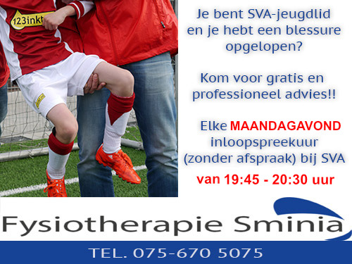 Sminia Fysiotherapie op Maandagavond bij SVA