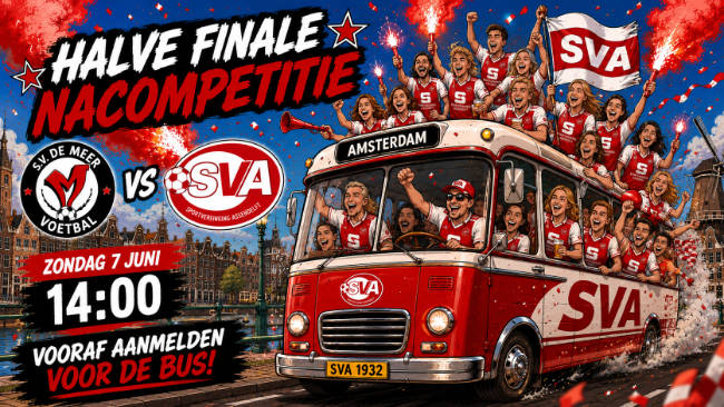 Halve Finale Nacompetitie voor SVA 1