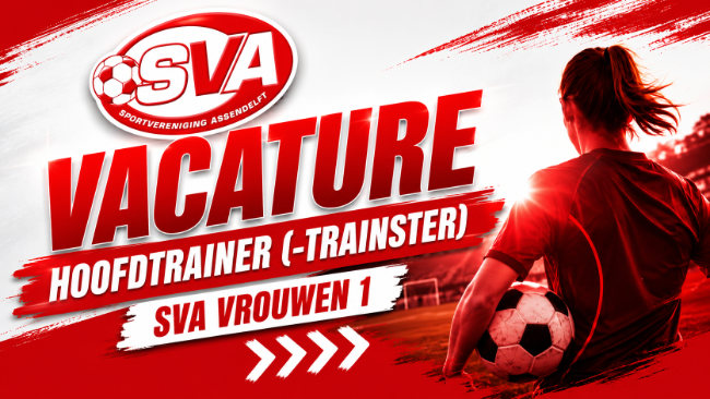 Vacature Hoofdtrainer /trainster SVA VR1
